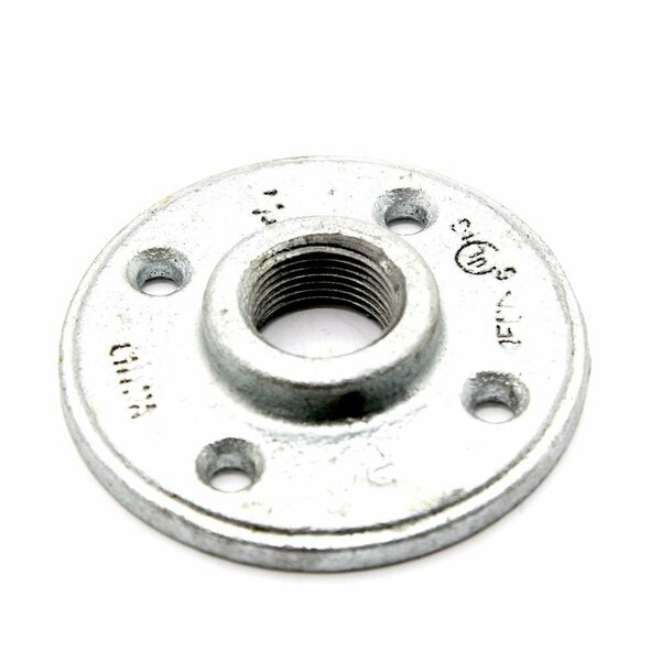 Thrifco Plumbing 3/4 Inch Galvanized Steel Floor Flange 5219024